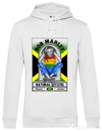 Hoodie barbat cu gluga Jamaica Alb