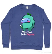Bluza ADLER barbat Trust me Albastru melanj