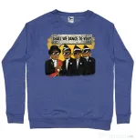 Bluza ADLER barbat Dance meme Albastru melanj