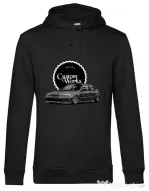 Hoodie barbat cu gluga Civic EK Negru