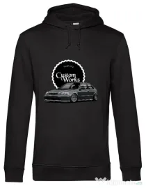 Hoodie barbat cu gluga Civic EK Negru