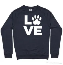 Bluza personalizata barbat Love Kola Kariola Alb Denim inchis