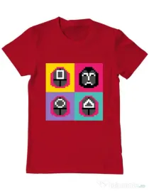 Tricou personalizat barbat Four guard Rosu