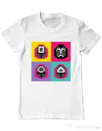 Tricou personalizat barbat Four Guard Alb