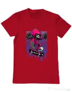 Tricou personalizat barbat Squid Game 3 Rosu