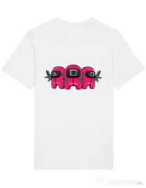Tricou STANLEY STELLA barbat Squid Squad Alb