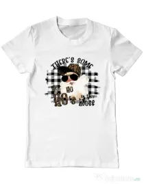Tricou personalizat barbat Ho in da house Alb