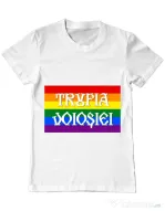 Tricou personalizat barbat Trufia Voiosiei Alb