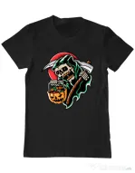 Tricou personalizat barbat It's Halloween Time Negru