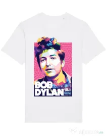 Tricou STANLEY STELLA barbat Bob Dylan Alb