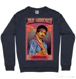 Bluza personalizata barbat Jimi Hendrix Denim inchis