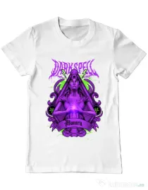 Tricou personalizat barbat DARK SPELL Alb