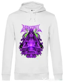 Hanorac barbat cu gluga DARK SPELL Alb