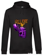 Hanorac barbat cu gluga HELLFIRE Negru
