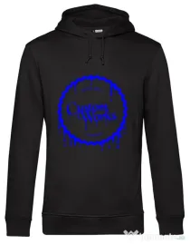 Hanorac barbat cu gluga CW Logo Blue Negru