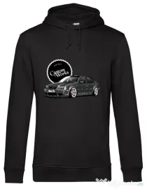 Hanorac barbat cu gluga Bora on Segment wheels Negru