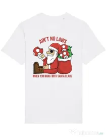 Tricou STANLEY STELLA barbat Stoned Santa Alb
