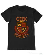 Tricou personalizat barbat Geek Society Negru
