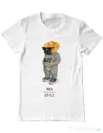 Tricou personalizat barbat New normal style Alb
