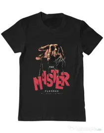 Tricou personalizat barbat Master planner Negru