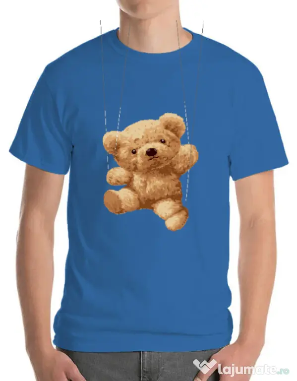 Tricou personalizat barbat Break Free Albastru azuriu