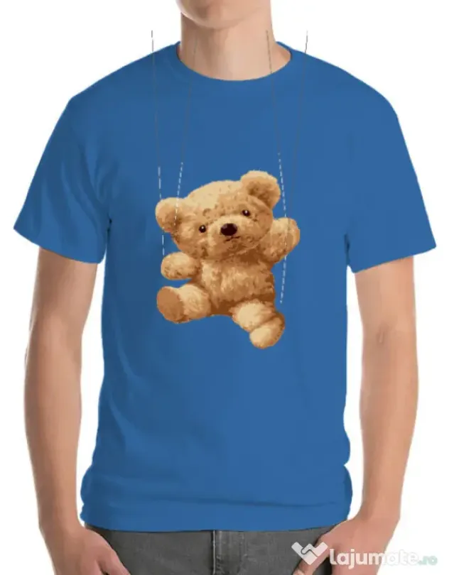 Tricou personalizat barbat Break Free Albastru azuriu