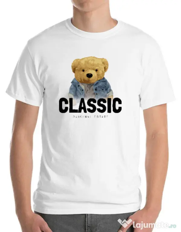 Tricou personalizat barbat Classic Alb