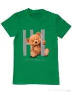 Tricou personalizat barbat Nice to meet you Verde mediu