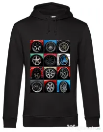 Hanorac barbat cu gluga wheels Negru