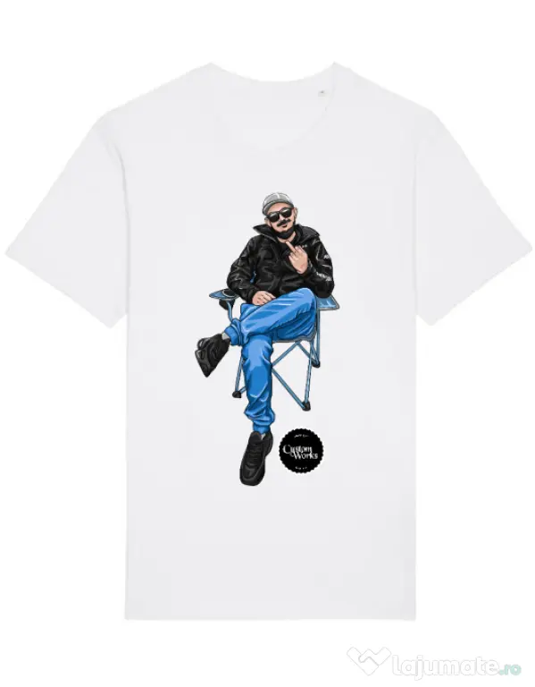 Tricou STANLEY STELLA barbat Vladimir x Peace sign Alb