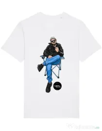 Tricou STANLEY STELLA barbat Vladimir x Peace sign Alb
