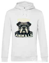 Hanorac barbat cu gluga BULLDOG 06 Alb