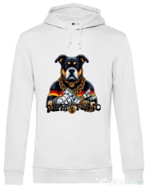 Hanorac barbat cu gluga BULLDOG 08 Alb