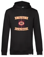 Hanorac barbat cu gluga The best Dad Negru