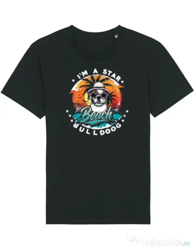 Tricou STANLEY STELLA barbat BULLDOG 12 Negru