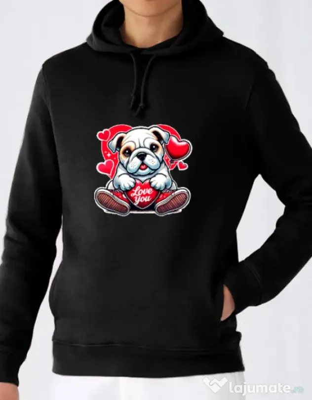 Hanorac barbat cu gluga BULLDOG 102 Negru