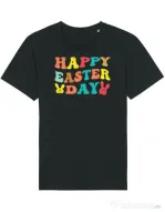 Tricou STANLEY STELLA barbat HAPPY EASTER DAY Negru