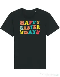 Tricou STANLEY STELLA barbat HAPPY EASTER DAY Negru