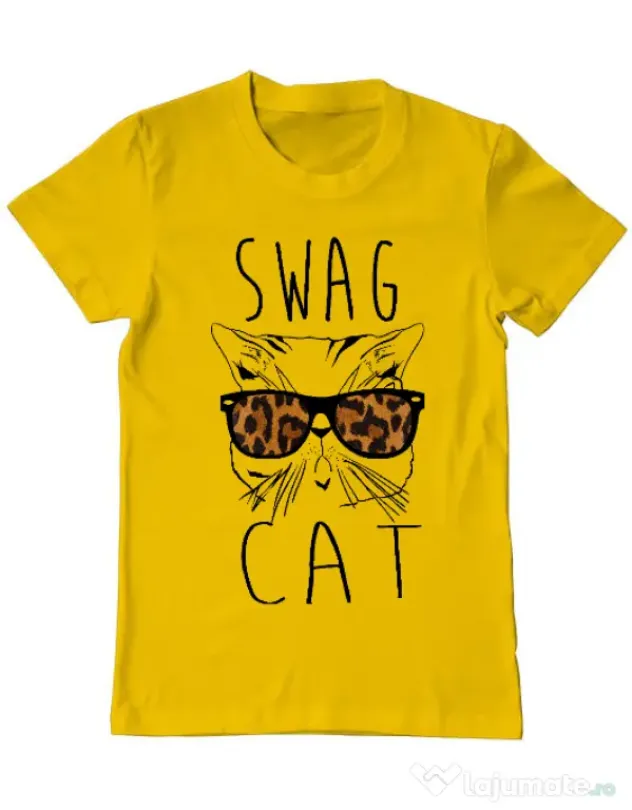 Tricou ADLER barbat Swag cat Galben
