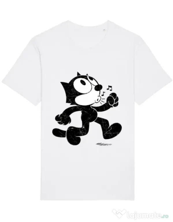 Tricou STANLEY STELLA barbat Felix the cat Alb