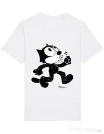Tricou STANLEY STELLA barbat Felix the cat Alb