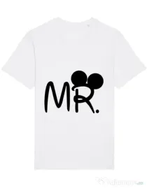 Tricou STANLEY STELLA barbat Mr Mickey Alb