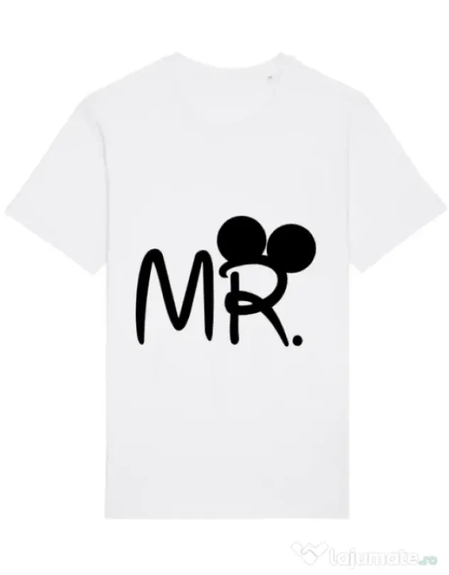 Tricou STANLEY STELLA barbat Mr Mickey Alb