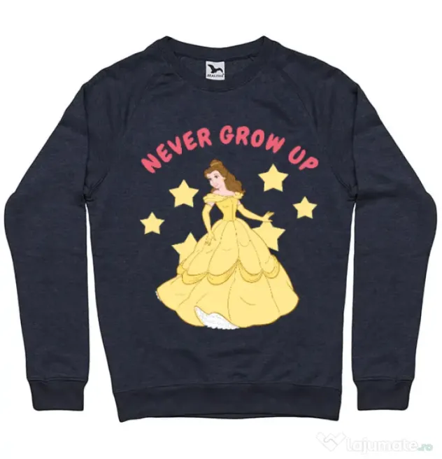 Bluza ADLER barbat Never grow up Denim inchis