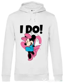 Hoodie barbat cu gluga Matching shirts 2 Alb