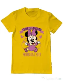 Tricou ADLER barbat Absolvire Minnie Mouse Galben
