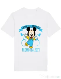 Tricou STANLEY STELLA barbat Absolvire Mickey Mouse Alb