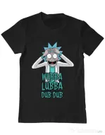 Tricou ADLER barbat Wubba Lubba Dub Dub Negru