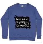 Bluza ADLER barbat Te patez cu cerneala Albastru melanj