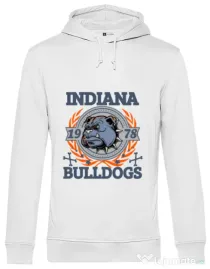 Hoodie barbat cu gluga Indiana Bulldogs Alb